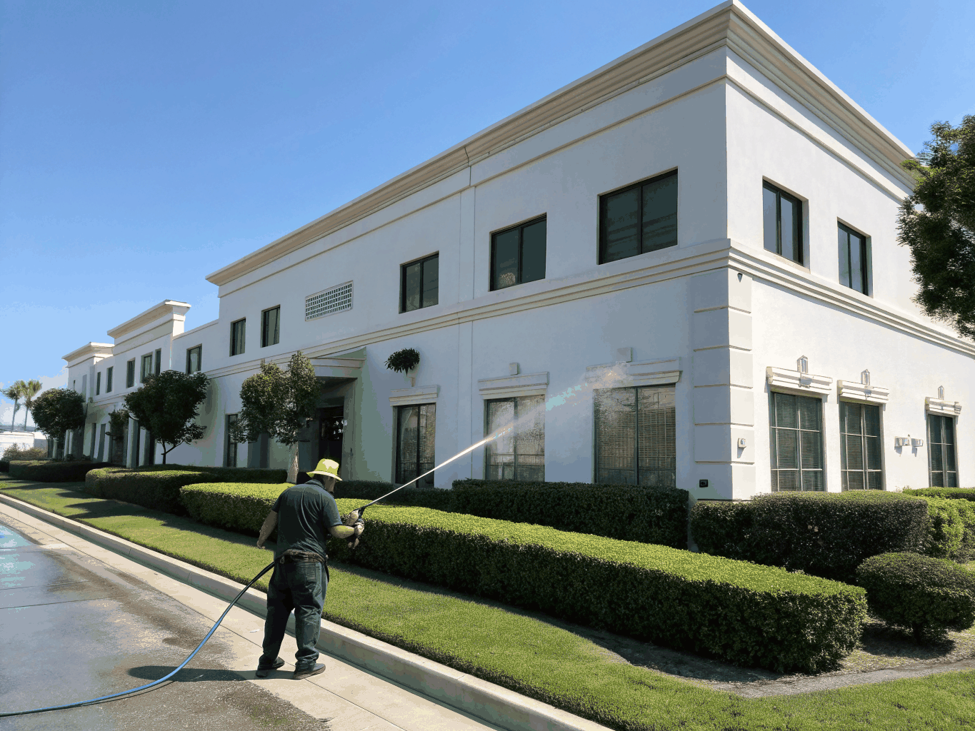 Commercial site cleaning